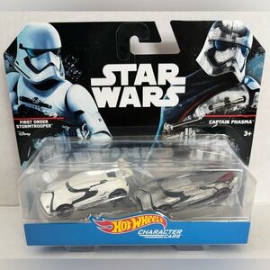 Hot Wheels Star Wars First Order Stormtrooper & Captain Phasma 2-Pack Cars 2014